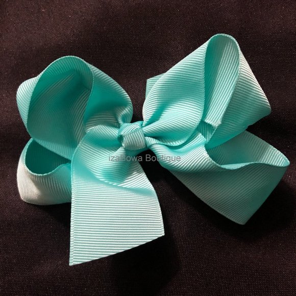 Bundle of (6) 4" Bows - 3 sets of Pigtails  B8205  Handmade NWT Boutique - Picture 2 of 4